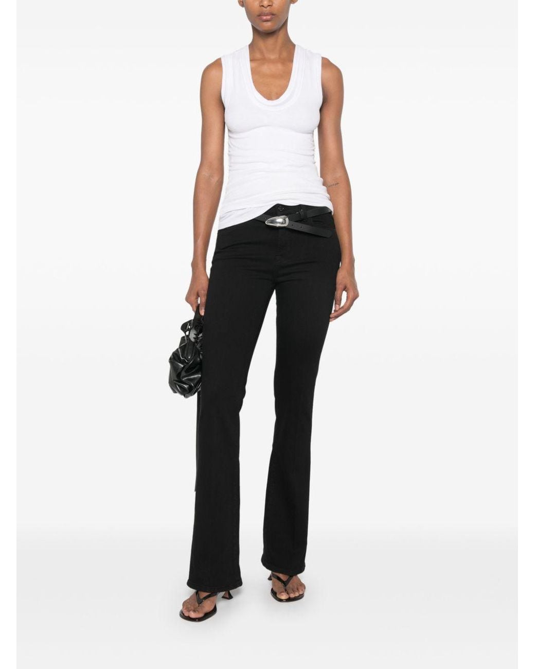 Seven7 Black Bootcut Denim Jeans