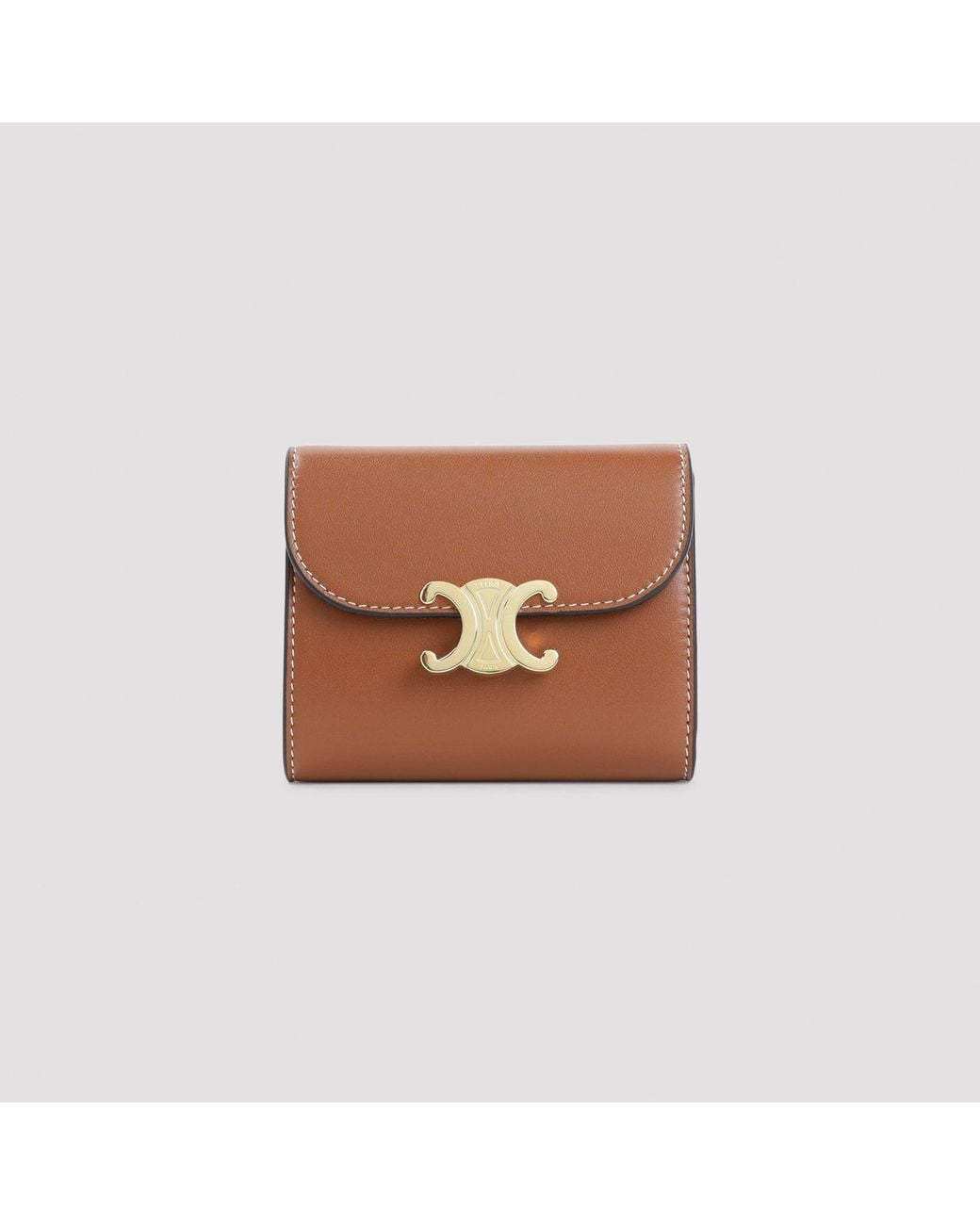 Céline Brown Small Flap Wallet