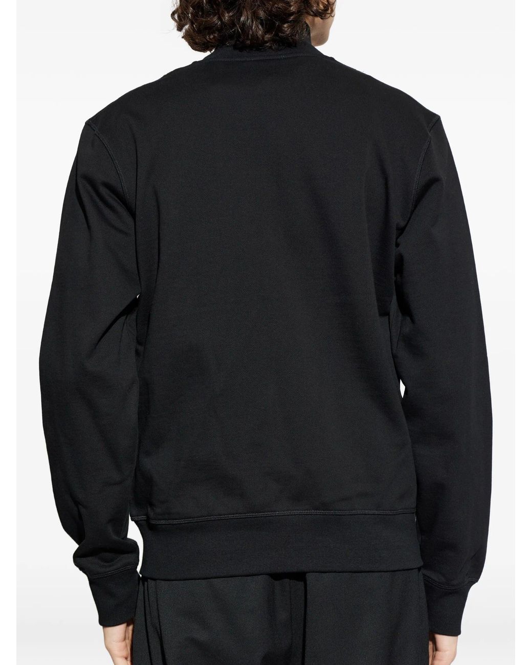 DIESEL Black Zip-Up Sweatshirt for men