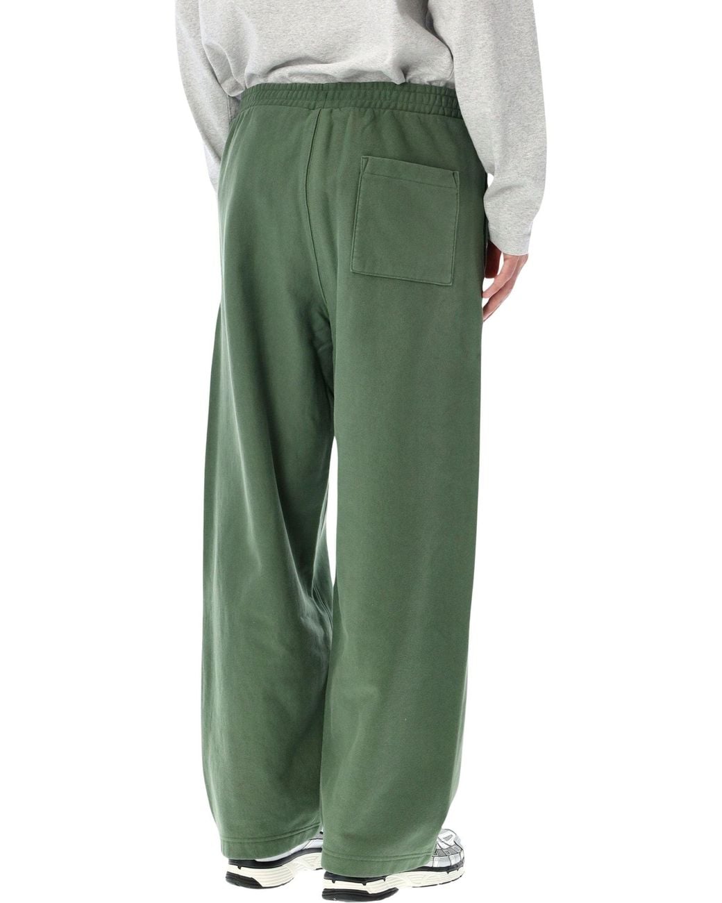 Champion Green Wide-Leg Fleece Jogger Pants