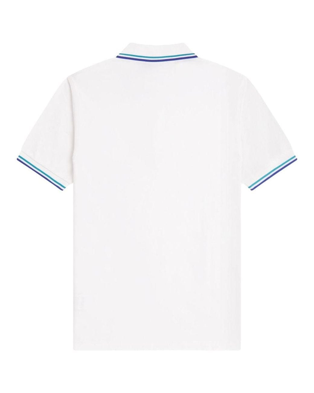 Fred Perry White Polo Con Logo