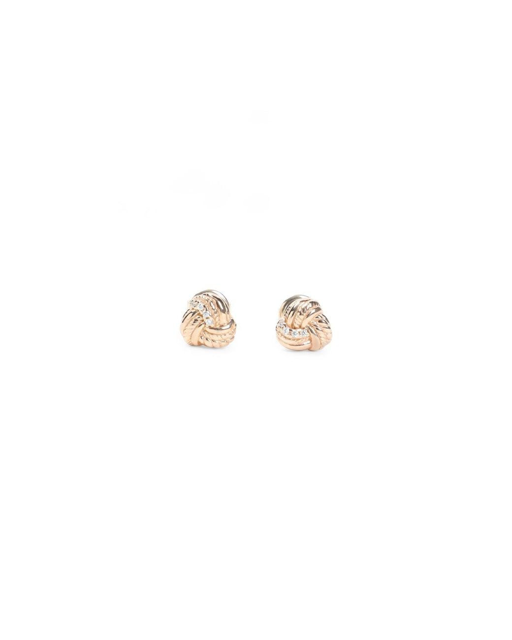 Bottega Veneta Pink Knotted Earrings