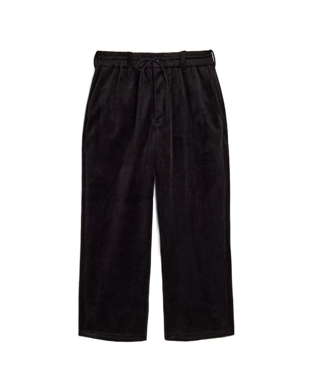 Y-3 Black Velvet Trackpants