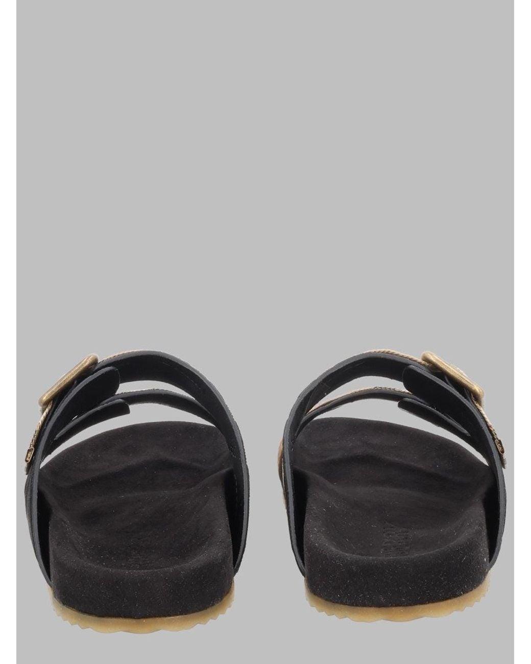Burberry Black Sandalo "Mules Urchin"