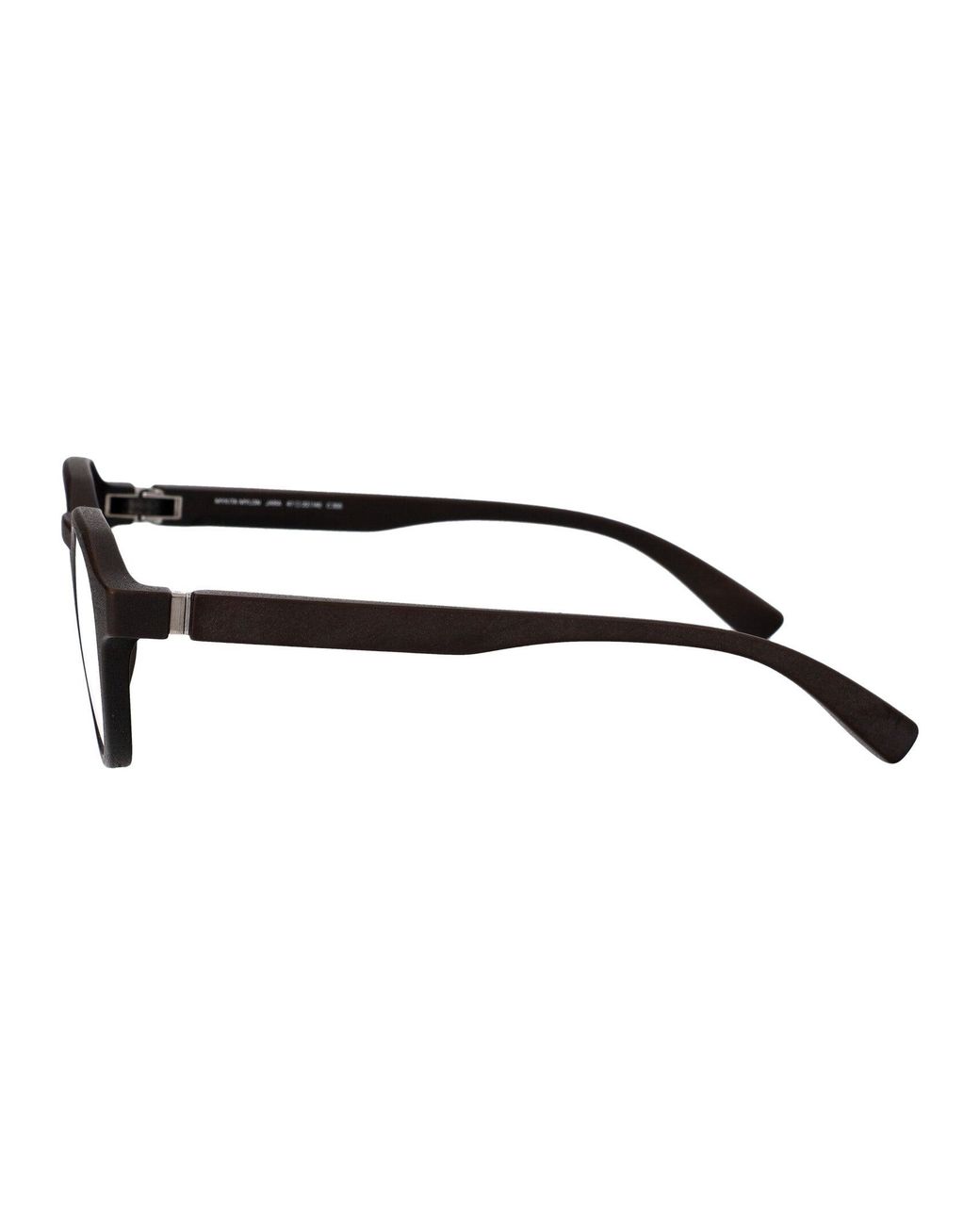 Mykita Black Ebony Clear Acetate Sunglasses
