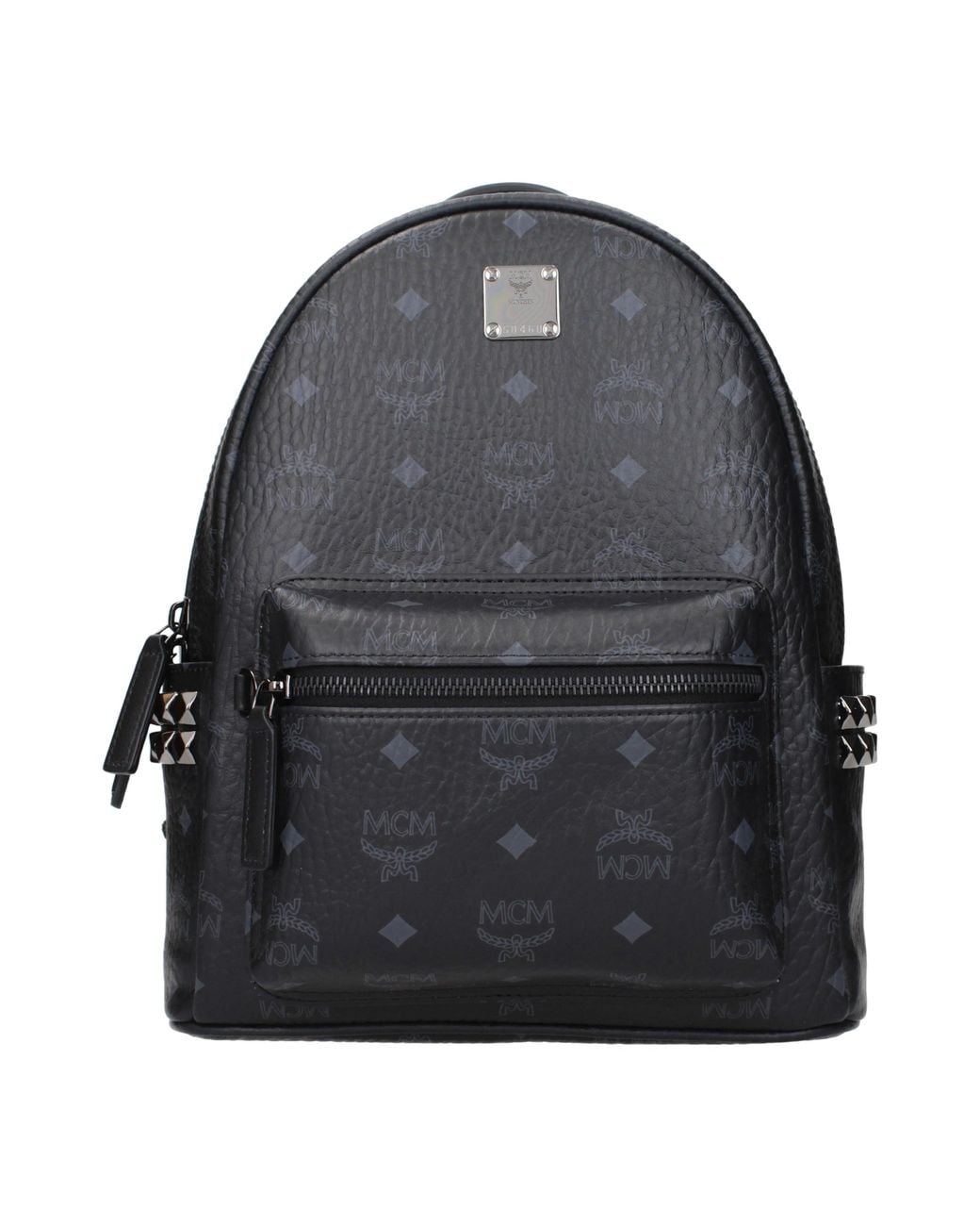 MCM Black Backpacks And Walruses Stark Side Studs Tissue