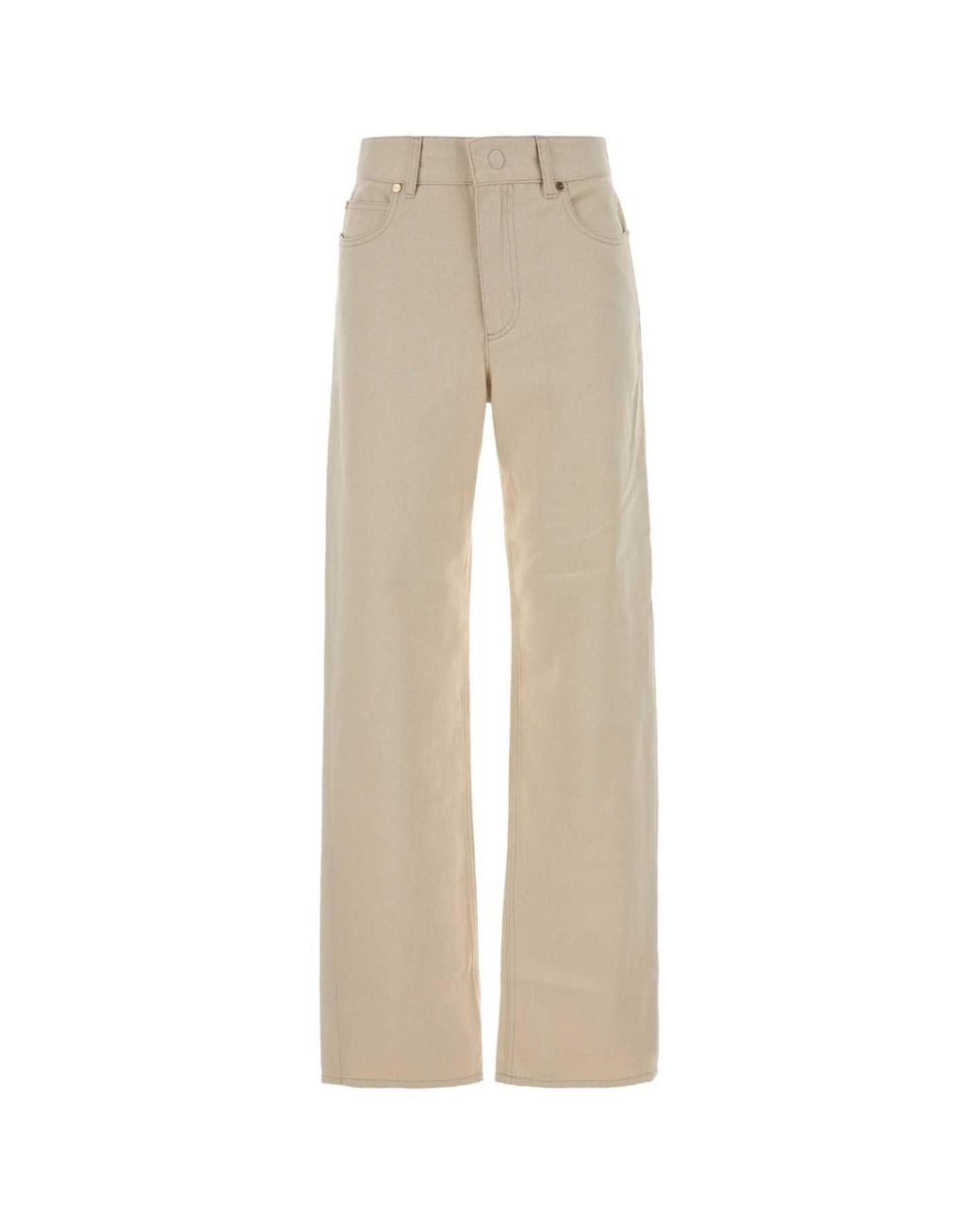 Fendi Natural Long Jeans