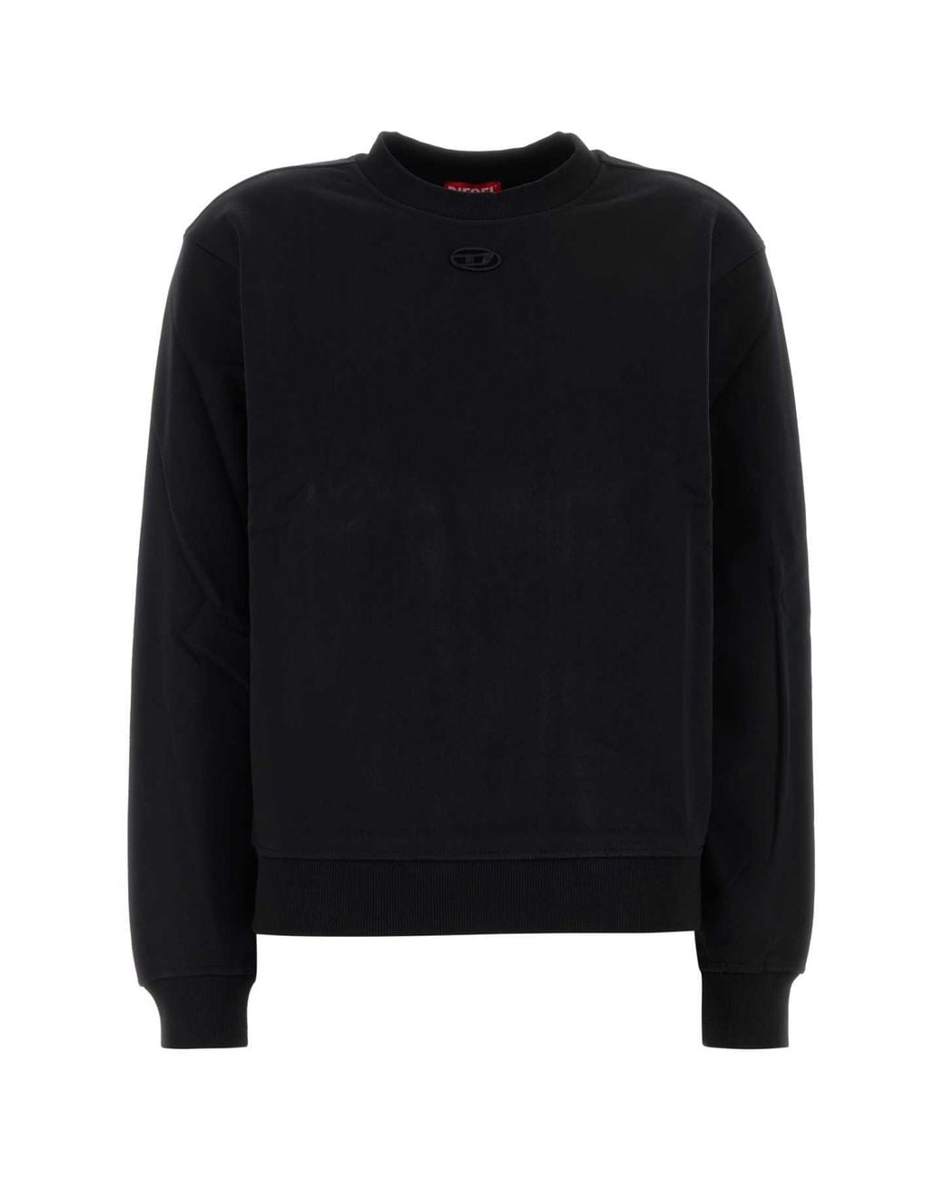 DIESEL Black Cotton Sweatshirt