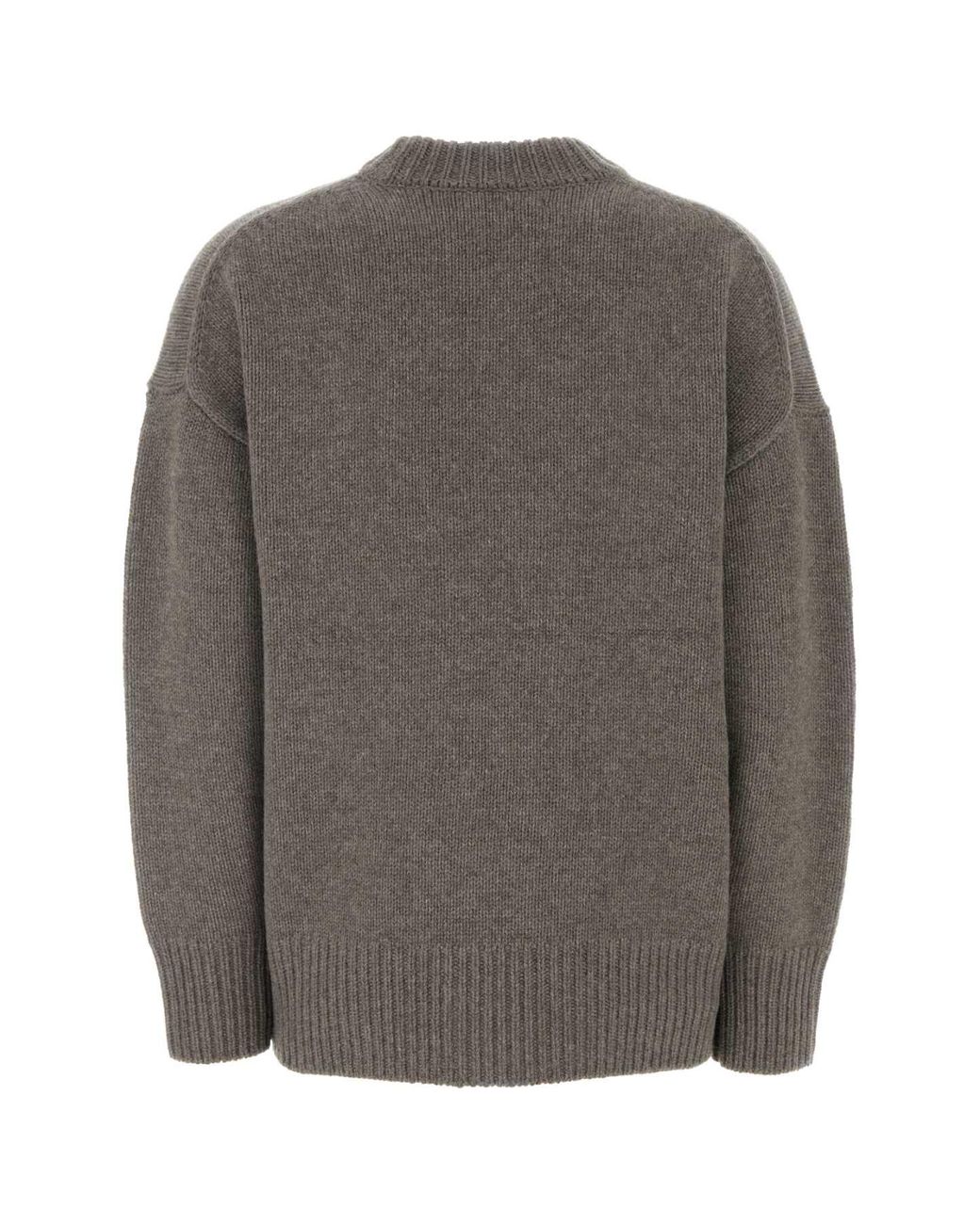 Co. Gray Oversize Wool-Cashmere Blend Sweater