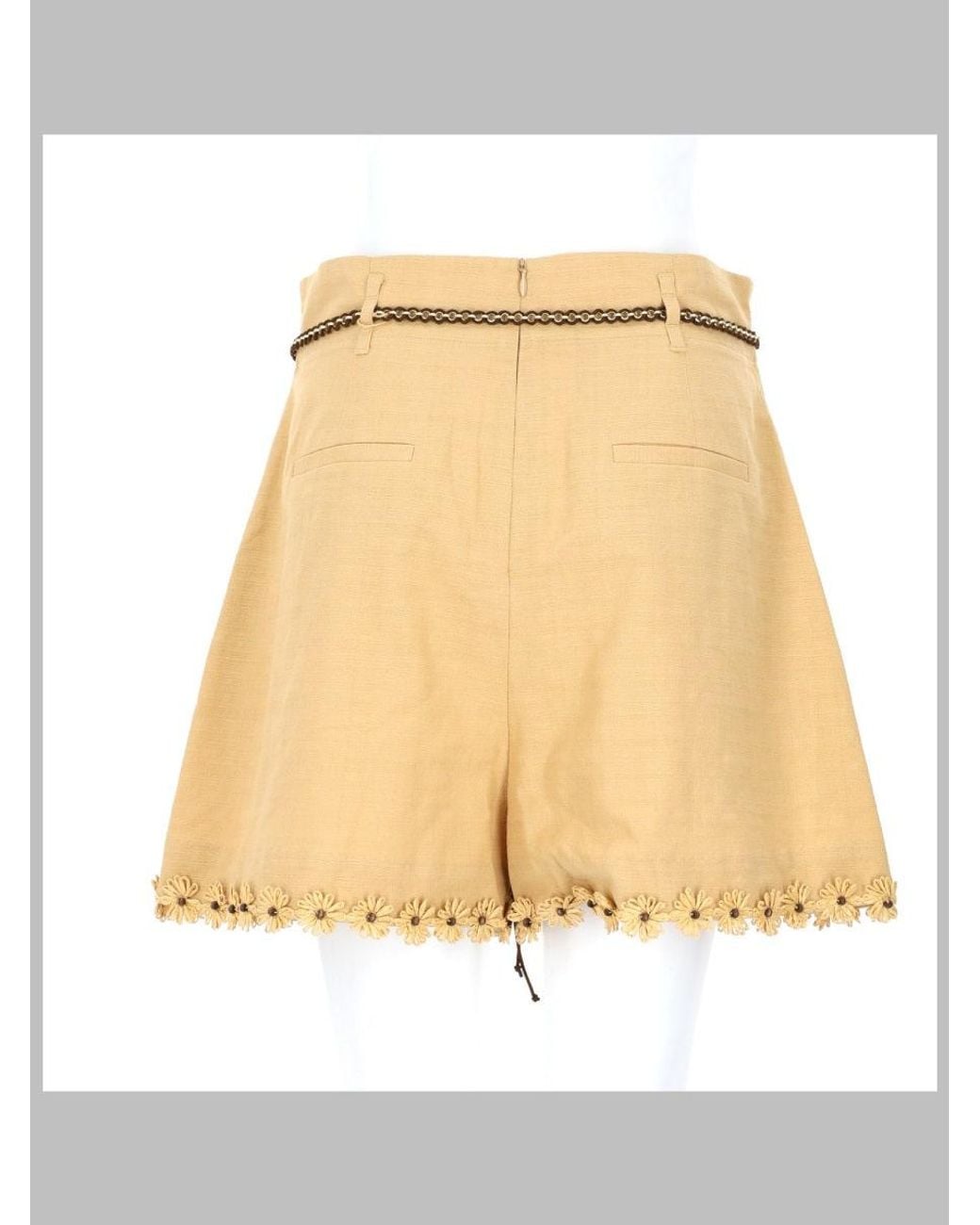 Zimmermann Natural Shorts Mahon Cotton