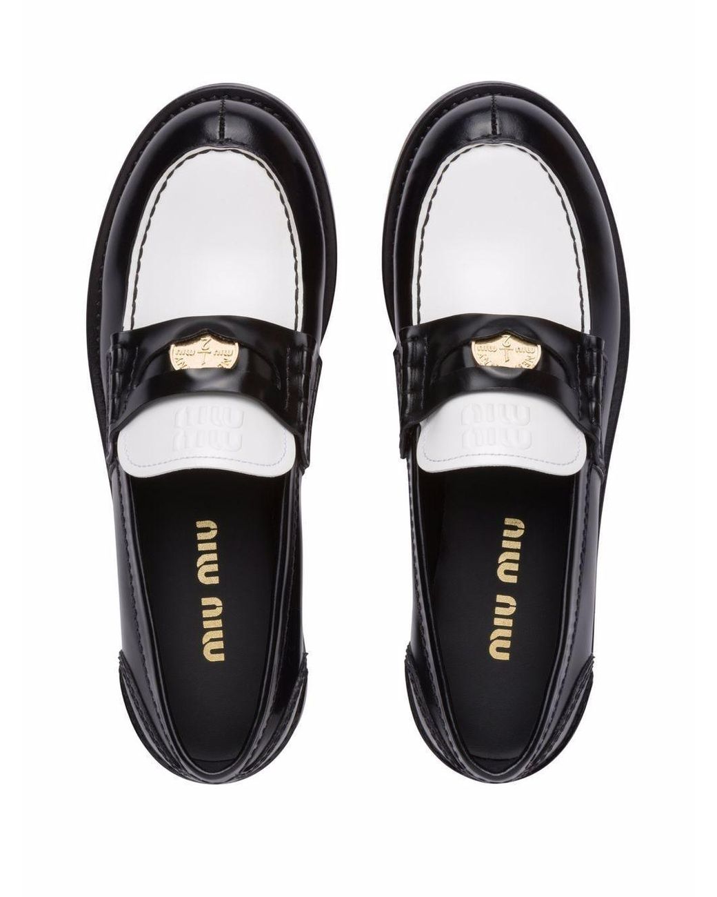 Miu Miu Black Flat Shoes