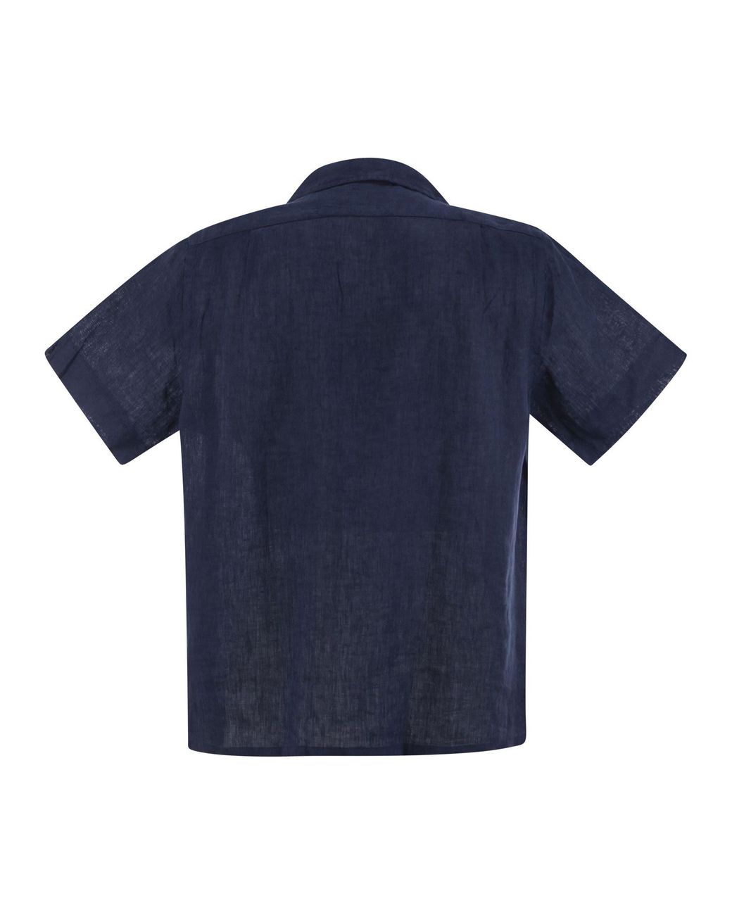 Polo Ralph Lauren Blue Saharan Linen Shirt for men