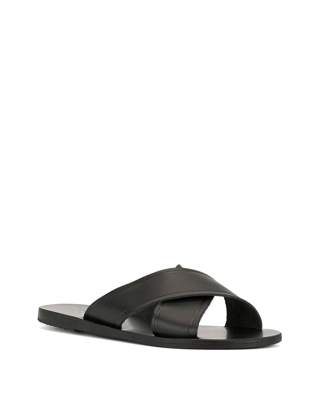 Ancient Greek Sandals White Thais Leather Sandals