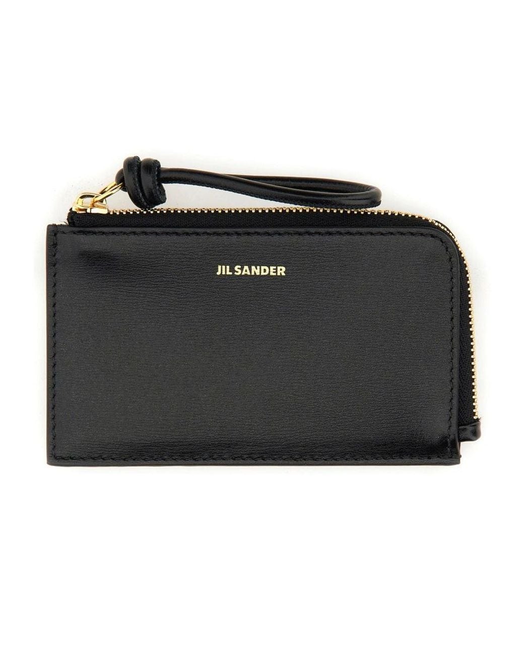 Jil Sander Black Envelope Coin Purse