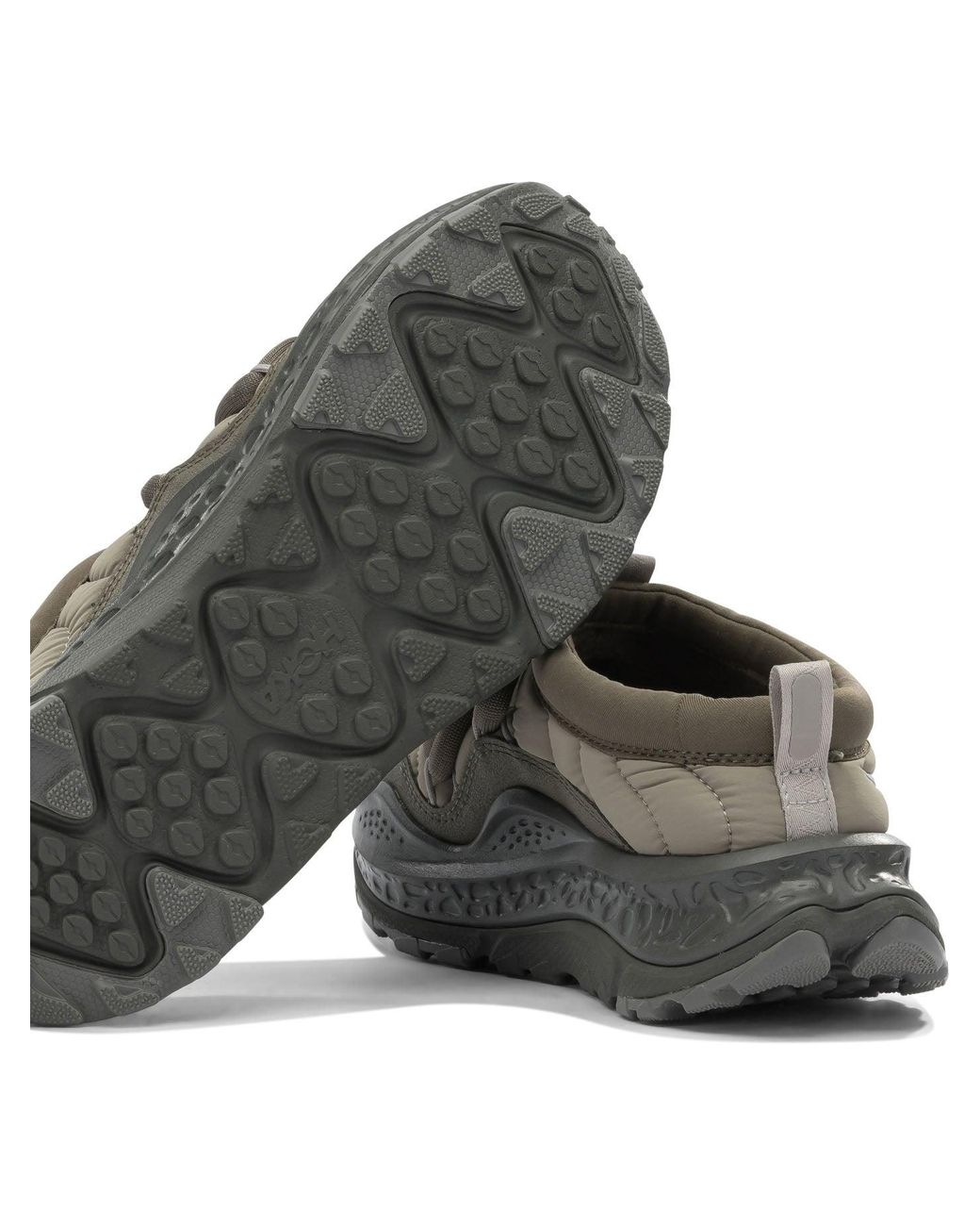 Hoka One One Gray Fabric Sneakers for men