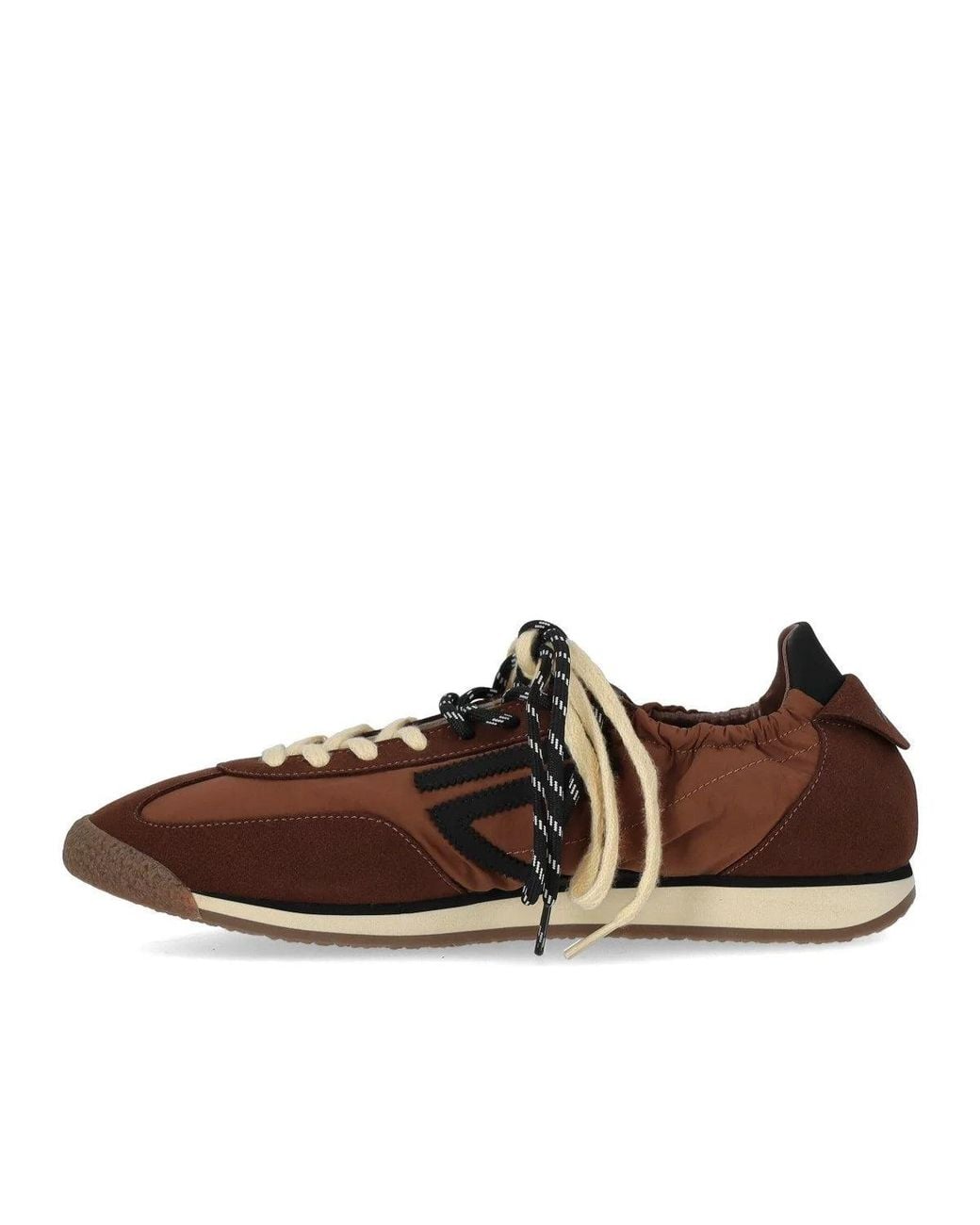 PURAAI Brown 6.02 Panther Vintage Nylon Chocolate Sneakers