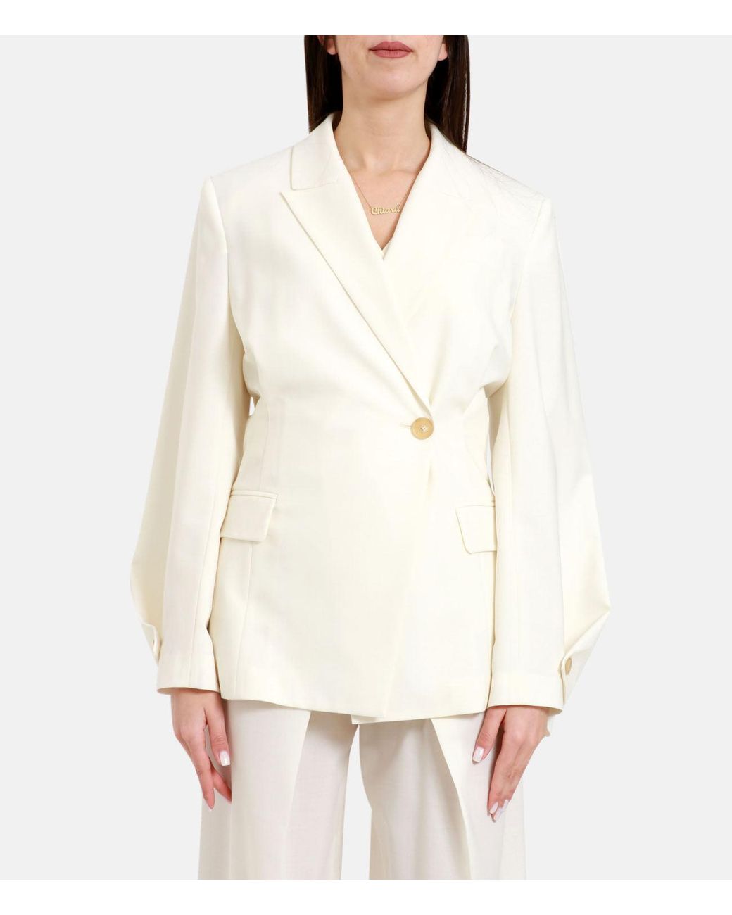 Erika Cavallini Semi Couture White Jackets