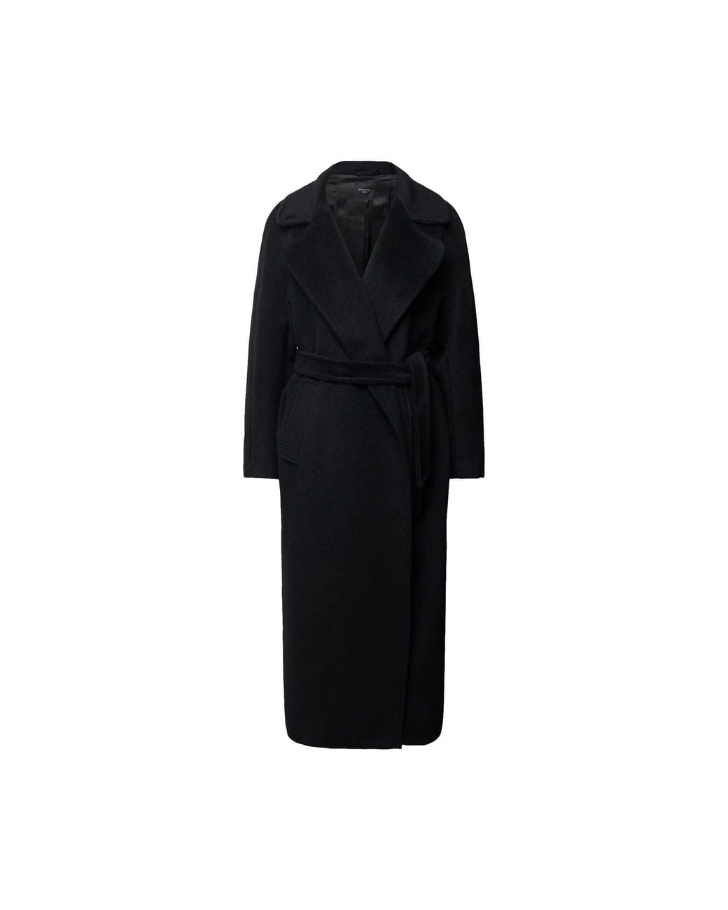 Weekend by Maxmara Black Weekend Tempera Wool Coat