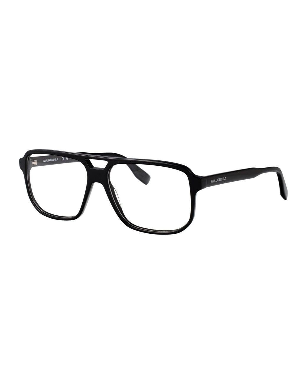 Karl Lagerfeld Black Acetate Glasses for men