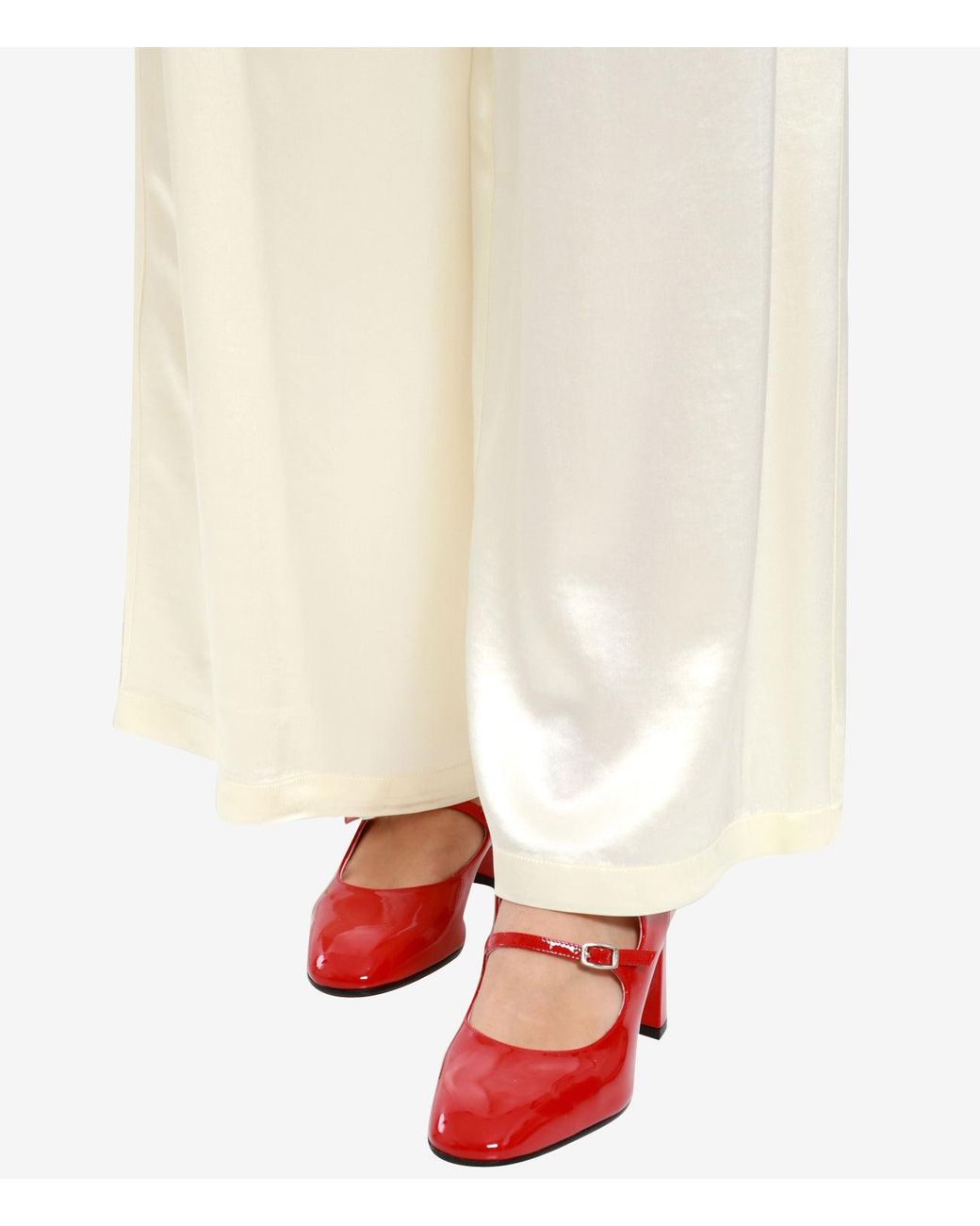 Erika Cavallini Semi Couture White Trousers