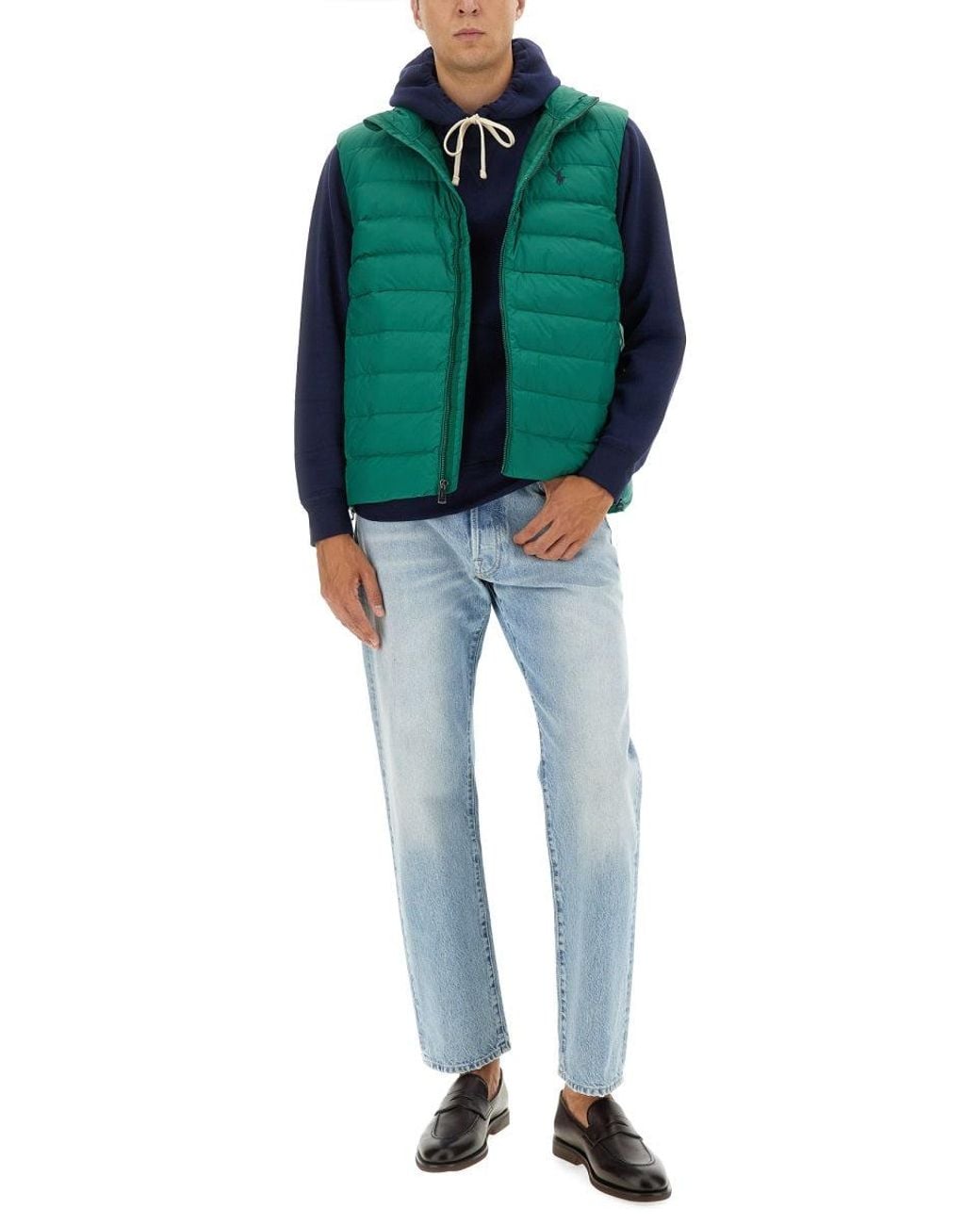 Polo Ralph Lauren Green Polo Ralph Lauren Recycled Polyester Vest