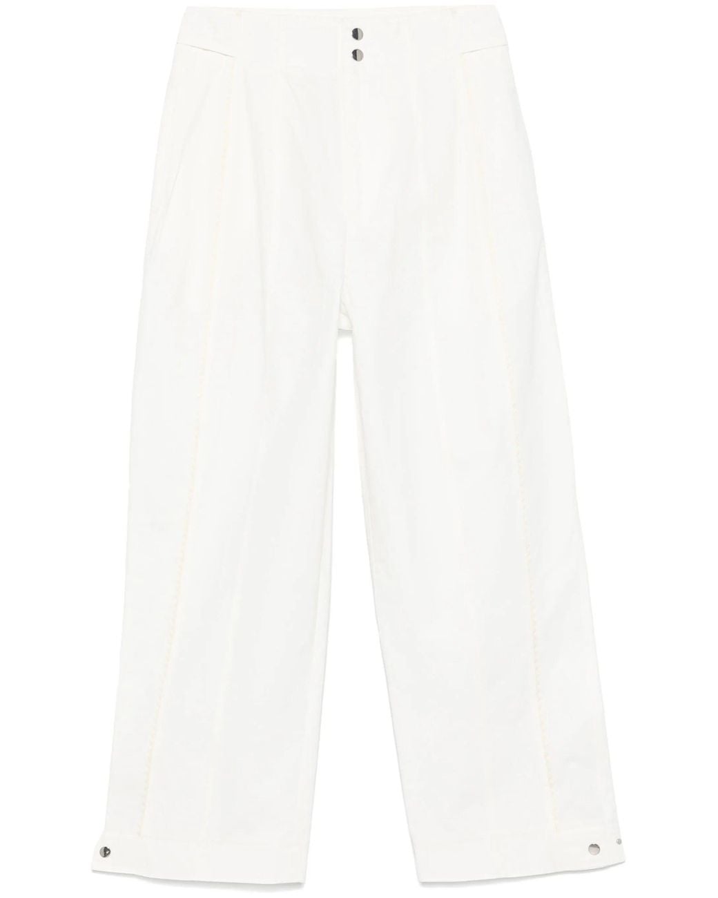 Antik Batik Winna Straight Broek in het White