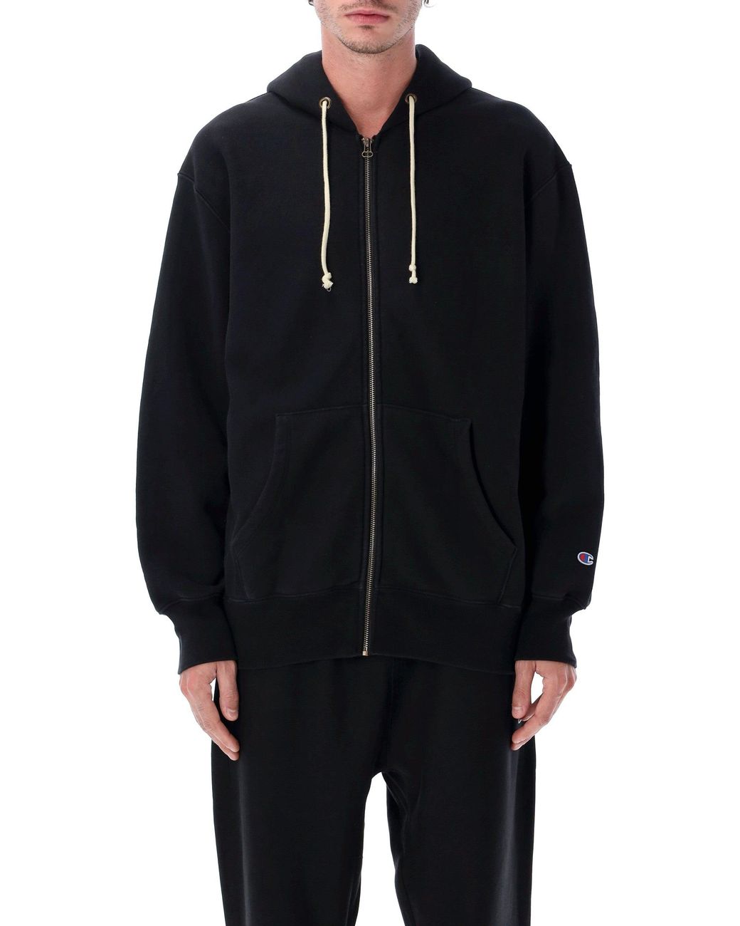 Champion Blue Champion Oversized Zip Hoodie