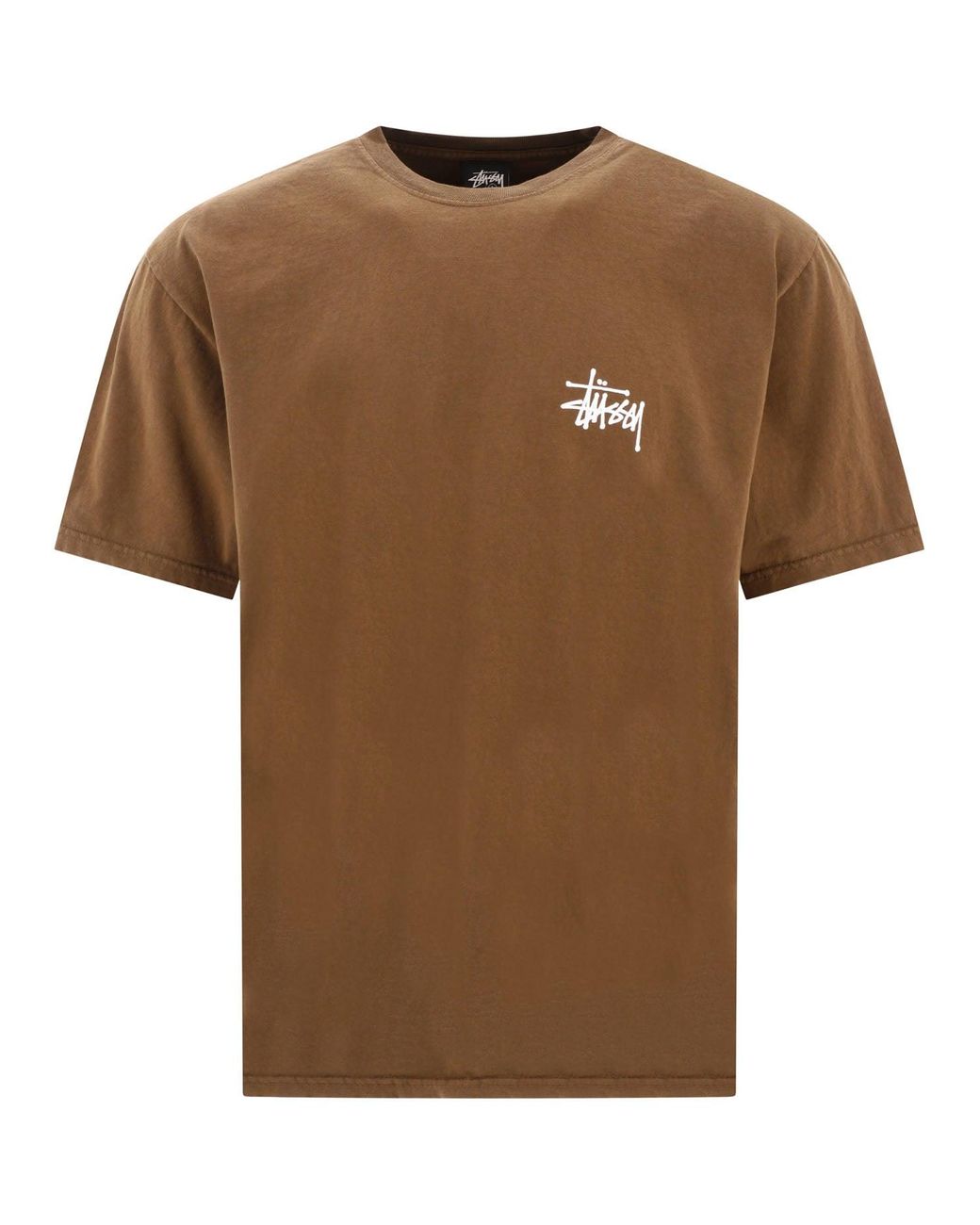 stussy-brown-Basic-Stussy-T-