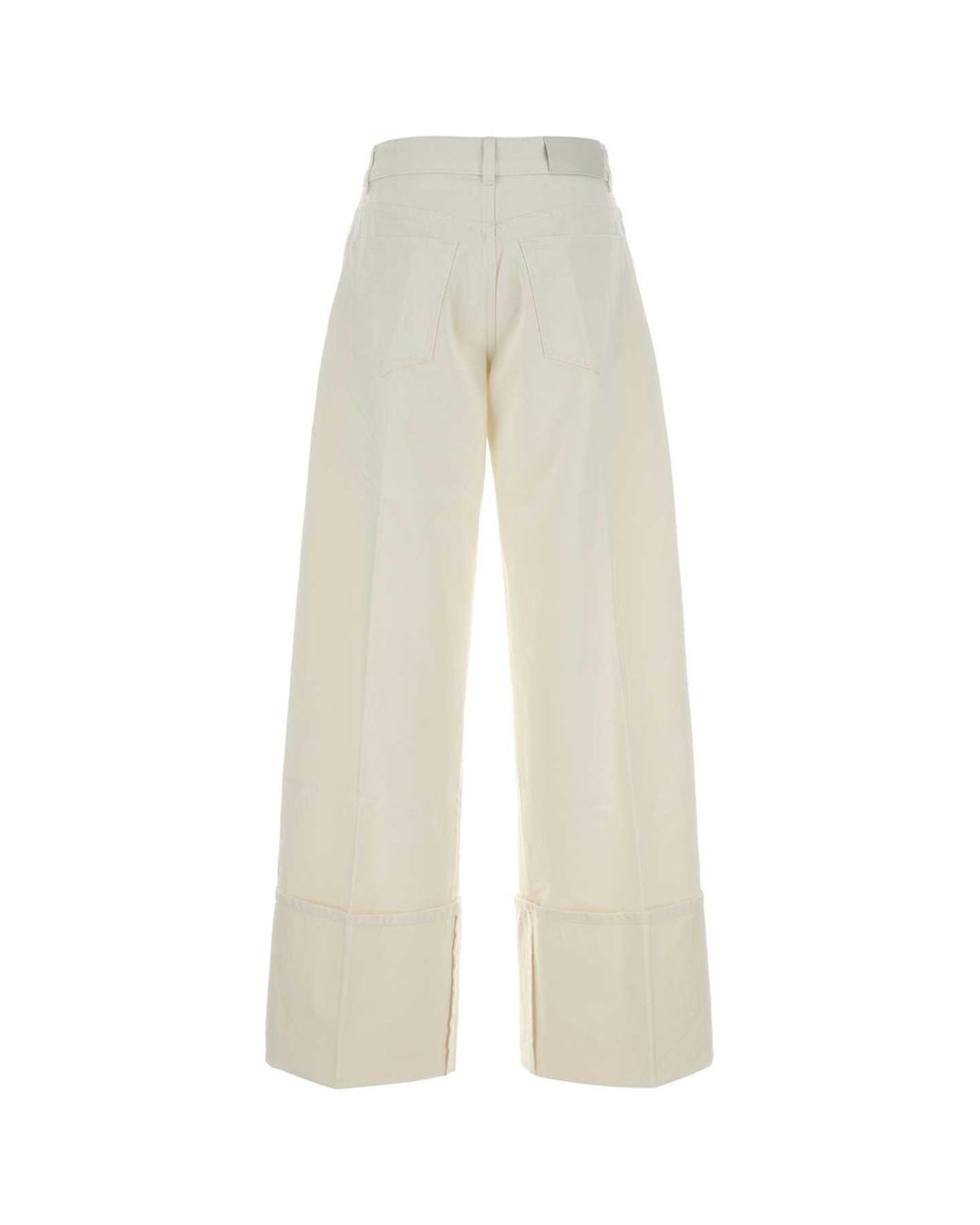 Givenchy White Denim Wide-leg Jeans