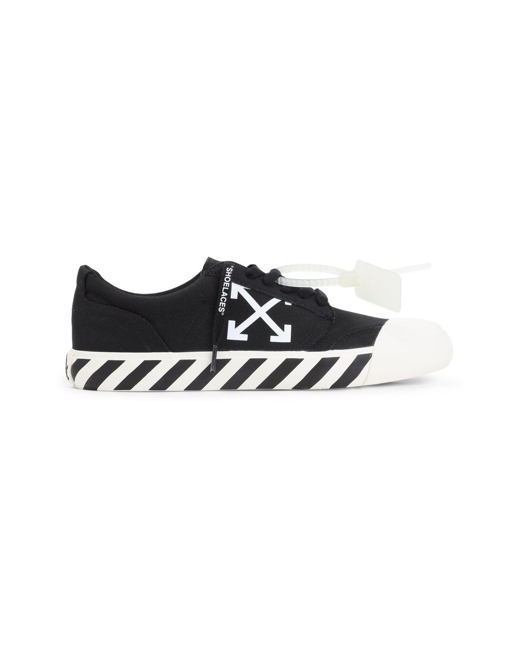 Off-White c/o Virgil Abloh Black M-Vulc Undercut Sneakers