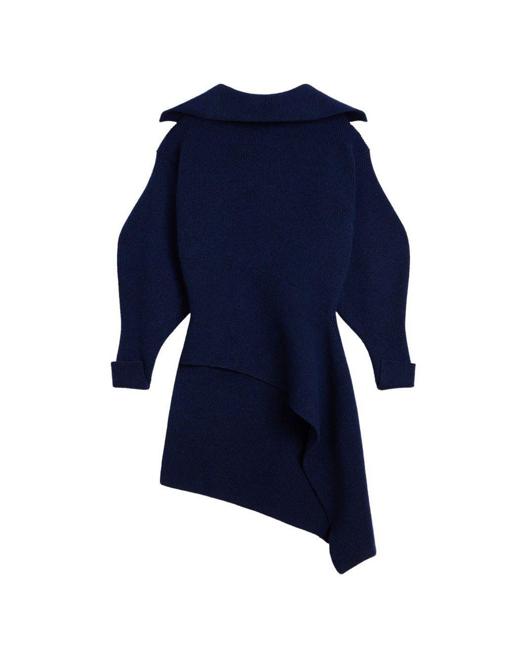 Givenchy Blue Wool And Cashmere Mini Dress