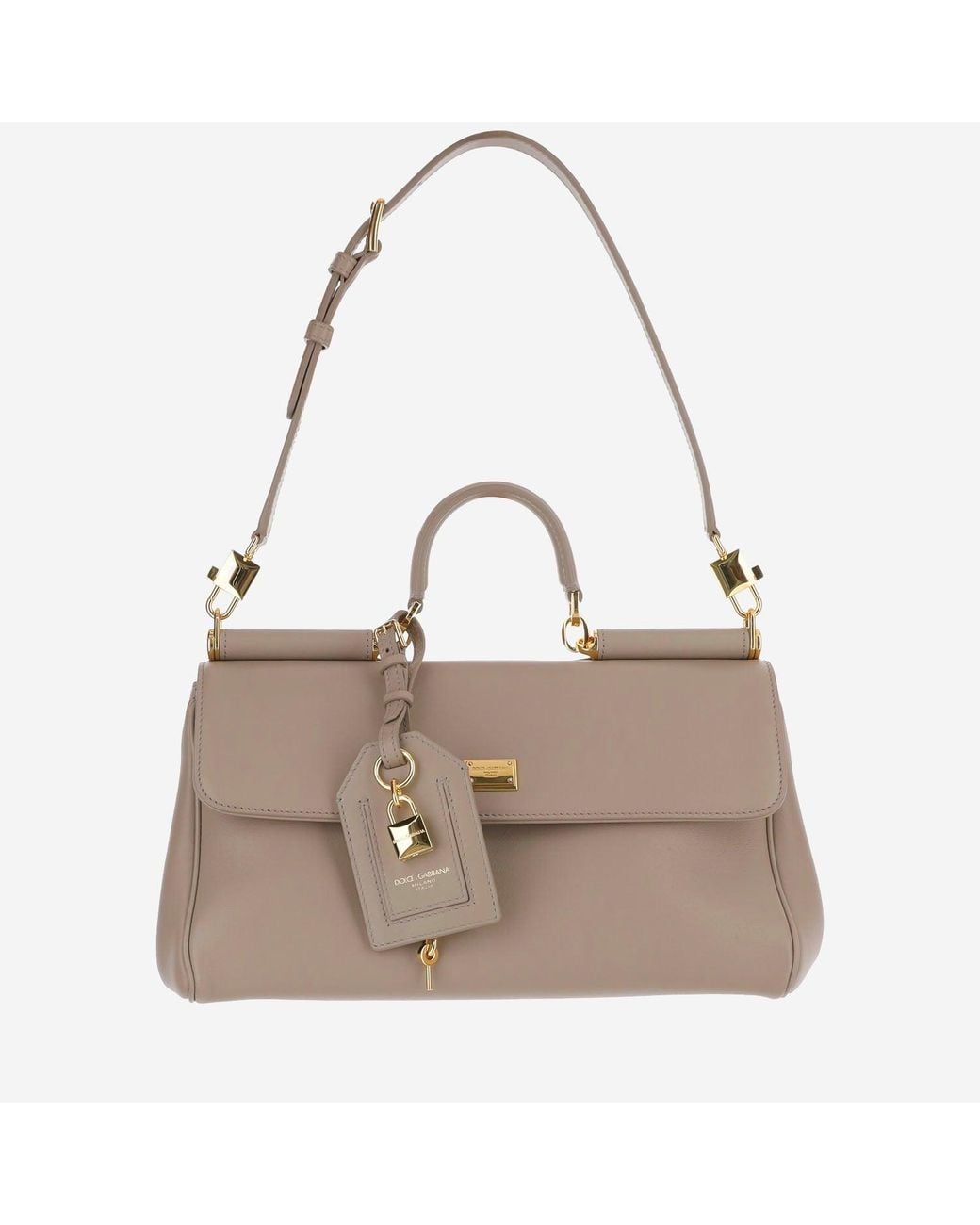 Dolce & Gabbana Natural My Sicily Medium Handbag