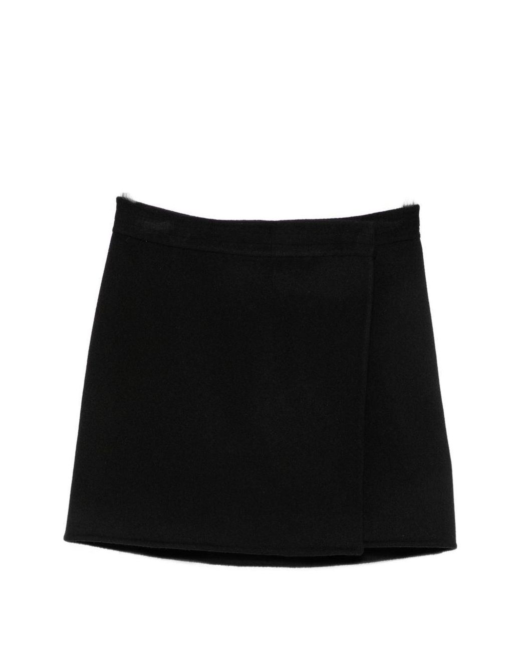 Semicouture Black June Wool Skirt