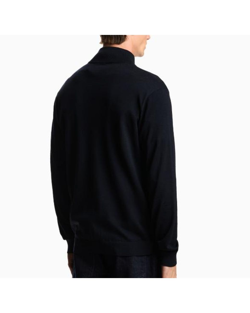 Emporio Armani Blue Cardigan Essentials