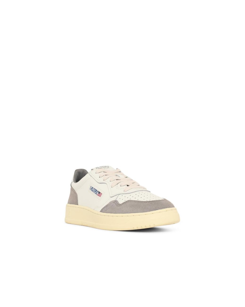 Autry Natural 'Medalist Low' And Leather Sneakers for men