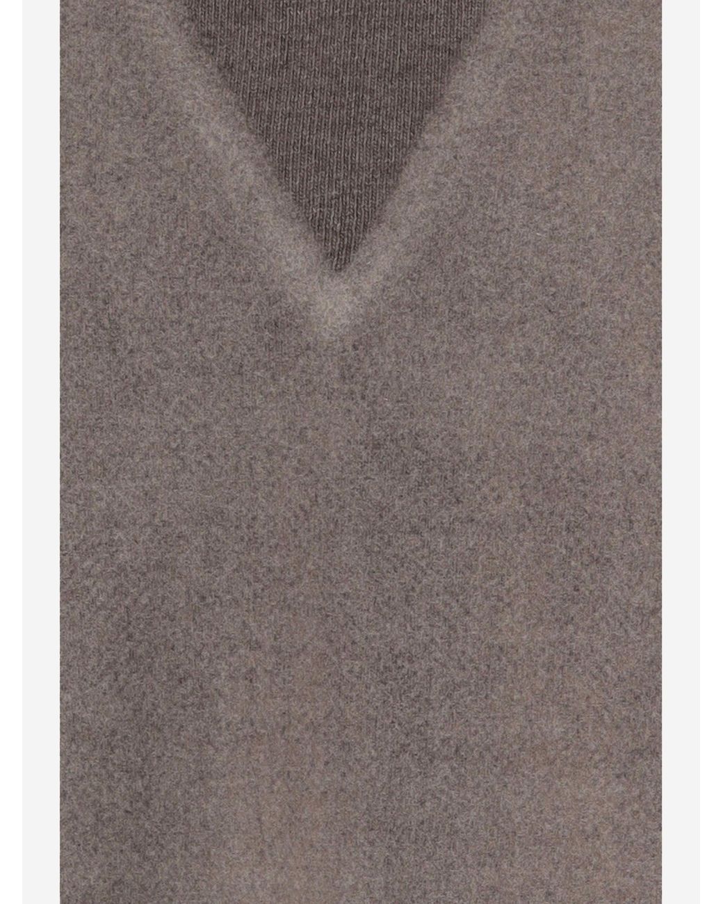 Maison Margiela Gray Wool Sweater