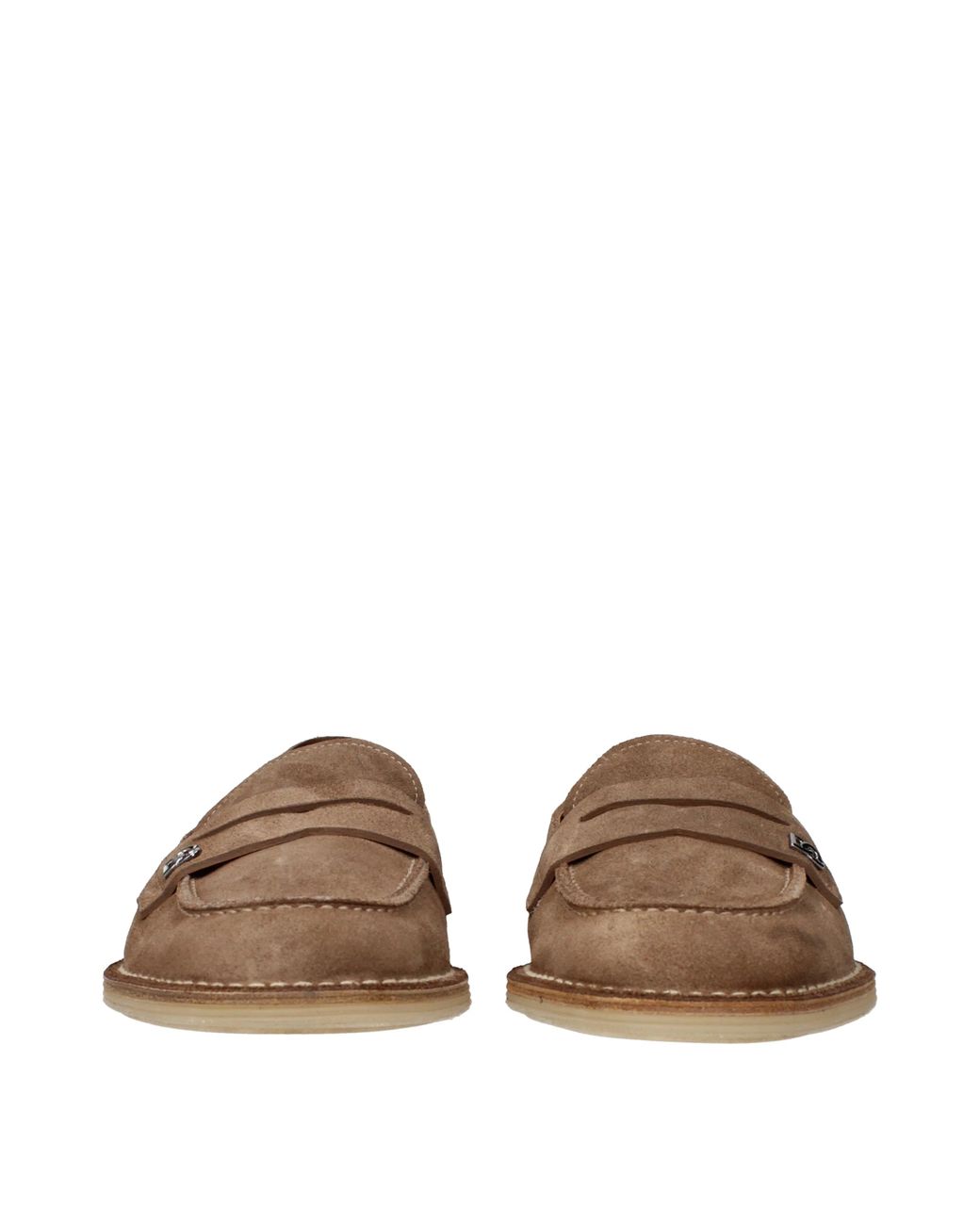 Dolce & Gabbana Brown Loafers Suede/Hazelnut