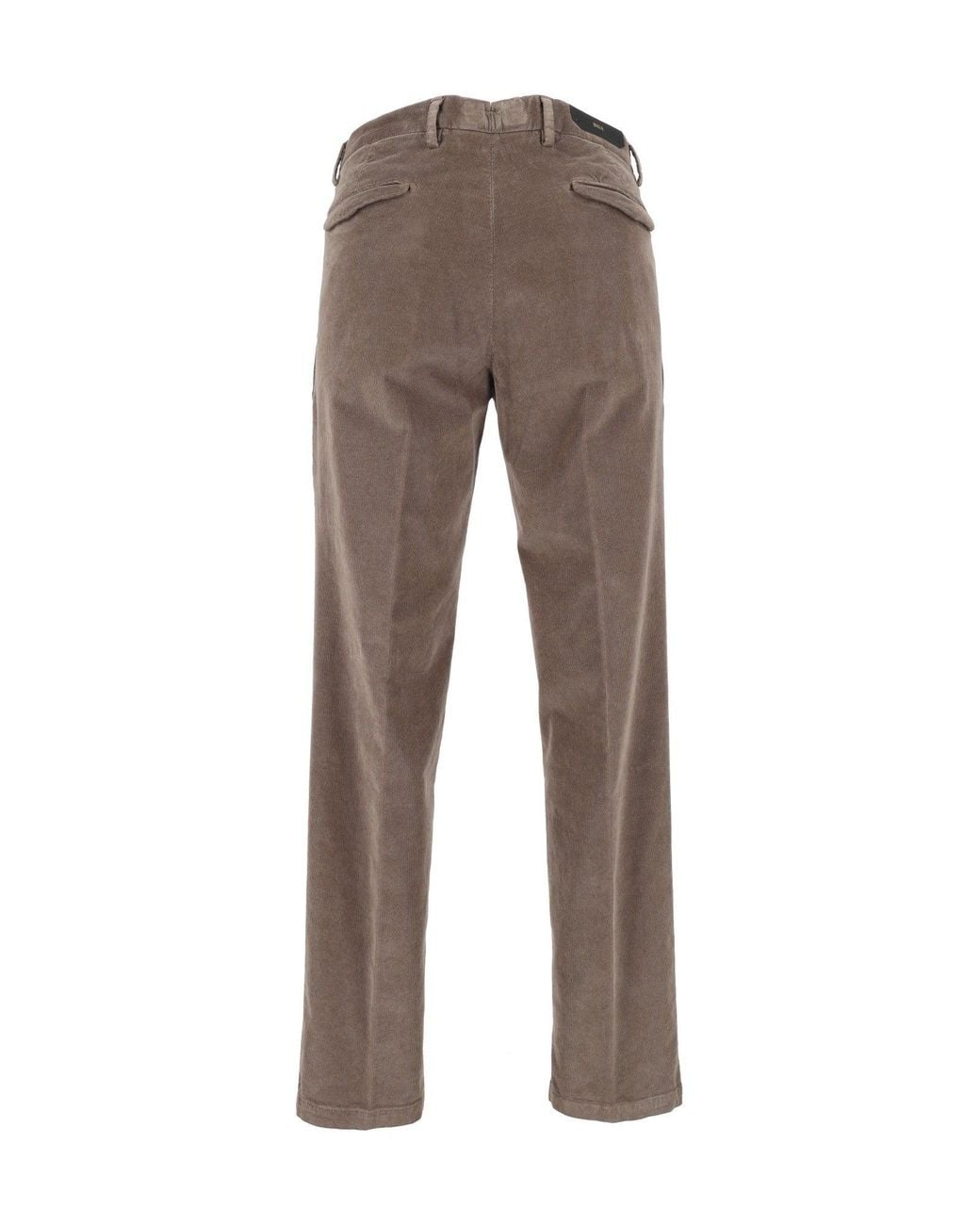 BRIGLIA Gray Straight-Leg Casual Pants for men