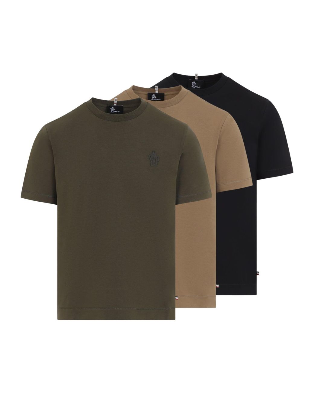 Moncler Green S/S 3 Pack T Shirt
