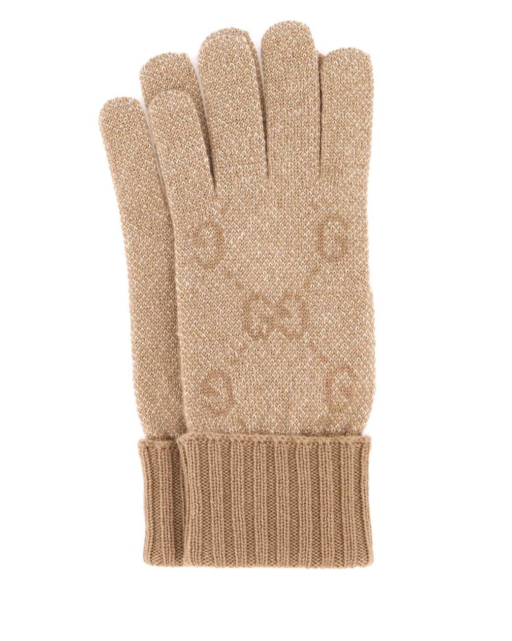 Gucci Brown Cashmere Blend Gloves