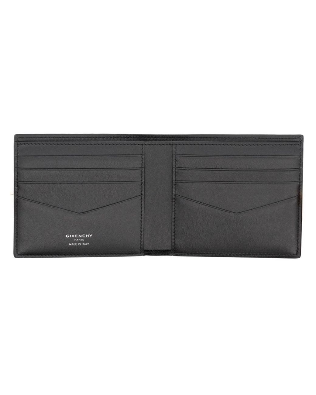 Givenchy Black Leather Wallet for men
