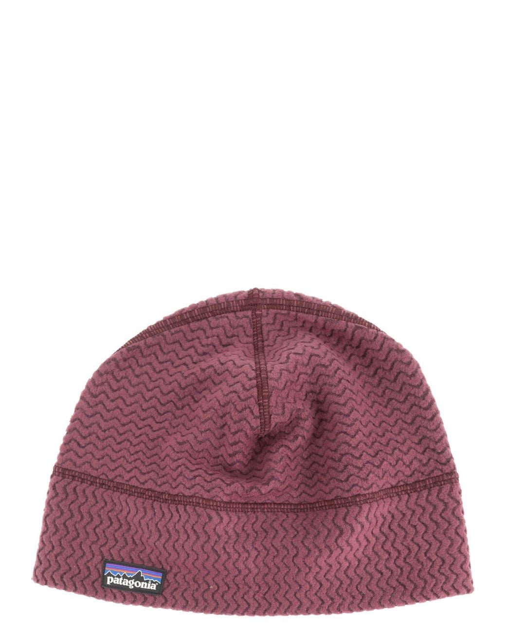 Patagonia Purple Recycled Polyester Fleece Beanie