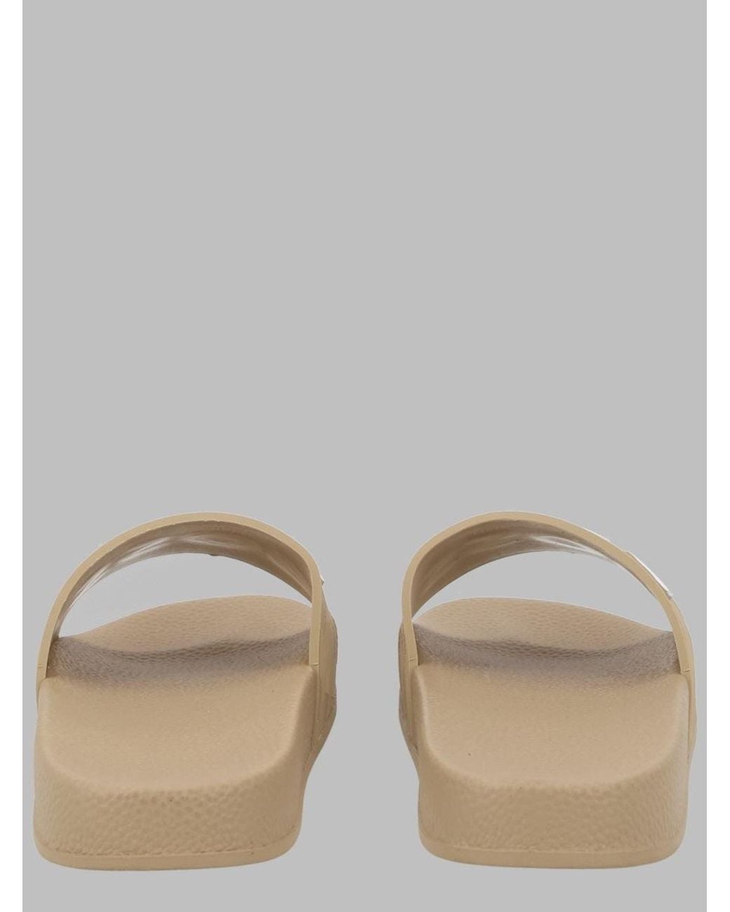 Boss Natural Logo Slide Sandals For Boys