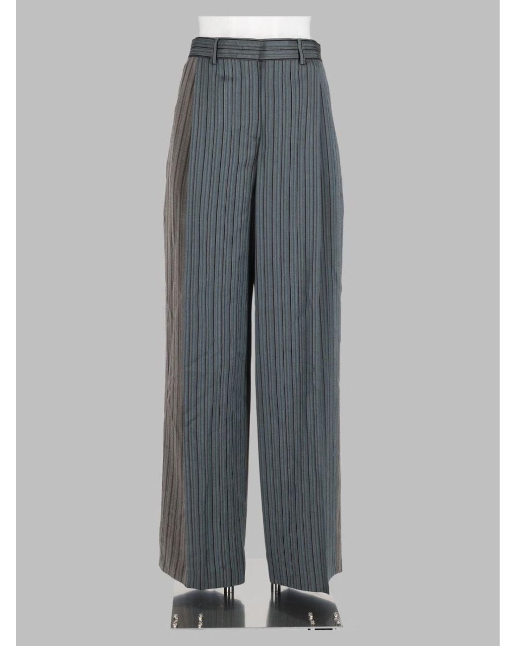 Paul Smith Gray Viscose Trousers