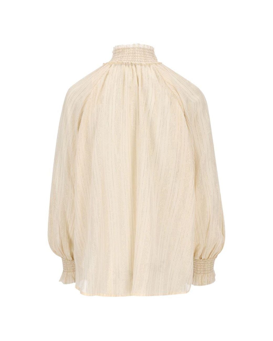 Zimmermann White Aster Cotton Blouse