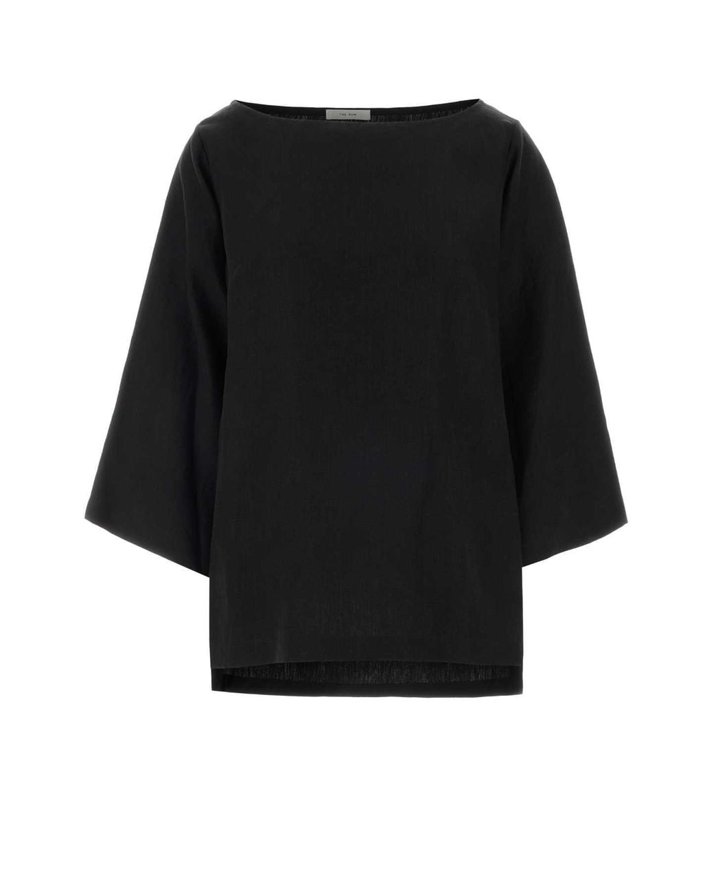 The Row Black Junia Top