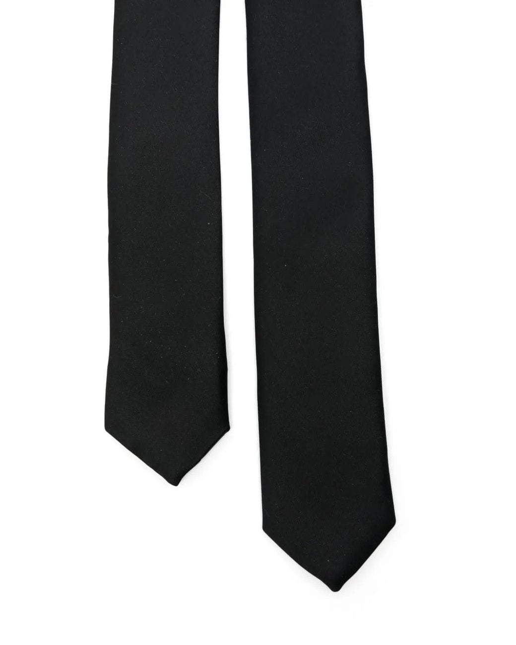 Lardini Black Single Color Tie for men