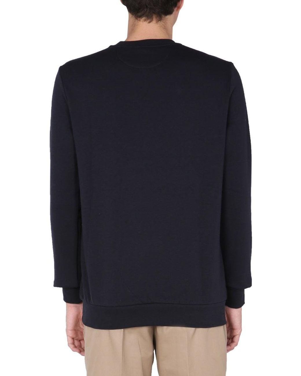 Paul Smith Blue Splatter Print Sweatshirt for men