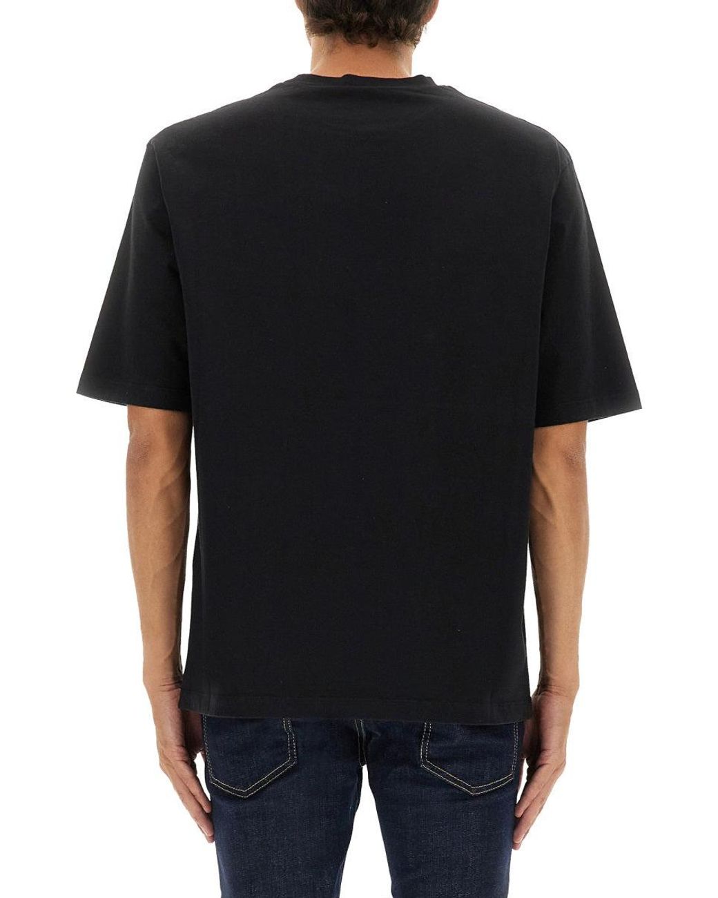 DSquared² Black T Shirt With Logo