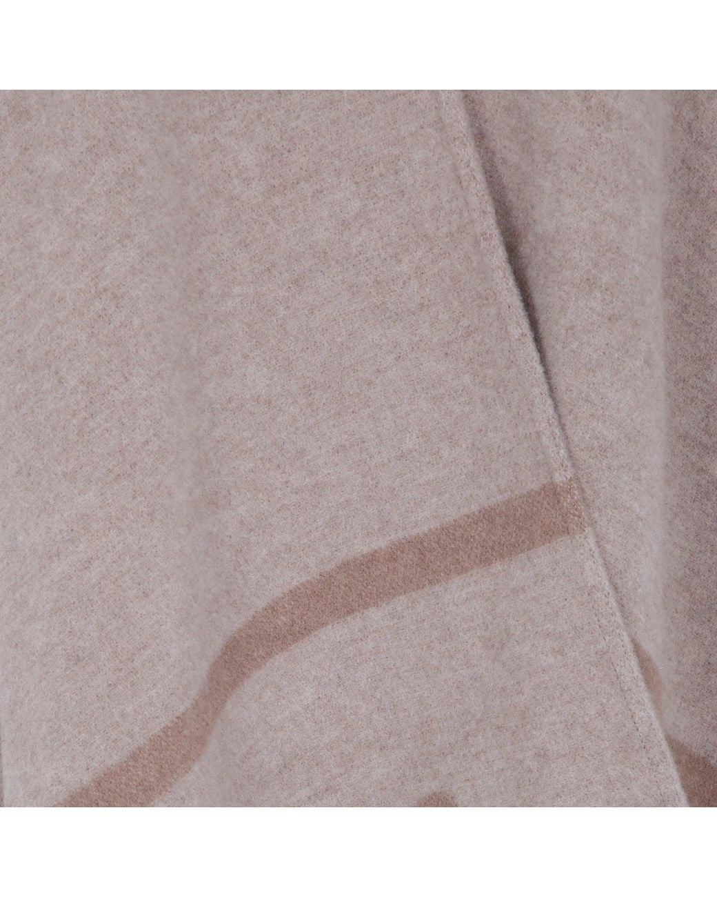 Max Mara Brown Studio Pirania Wool Cape